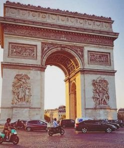 Arc De Triomphe Paris – Landmarks Paint By Numbers
