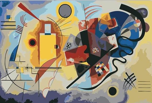 Wassily Kandinsky Yellow Red Blue Paint by numbers