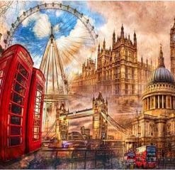 Vintage London - Cities Paint By Number