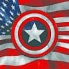 Captain America Shield Paint By Numbers