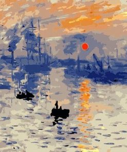 Impression Sunrise Claude Monet Paint by numbers
