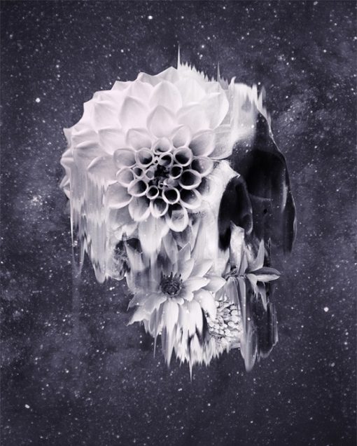 Decay Skull piant by numbers