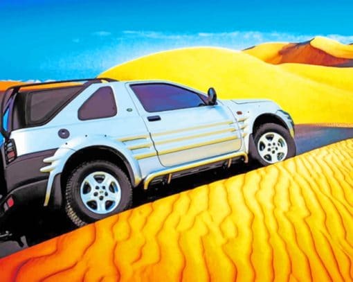 Desert Land Rover Paint By Numbers