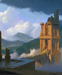 Digital Landscape Artwork paint by numbers