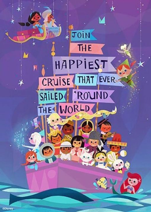 Disney Small World paint by numbers