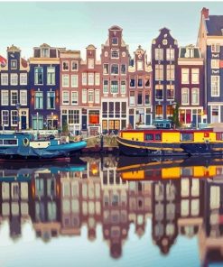 Amsterdam Canal paint by numbers
