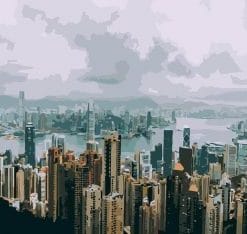 Hong Kong Skyline – Cities Paint By Number