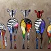 Zebra Bottoms paint by numbers
