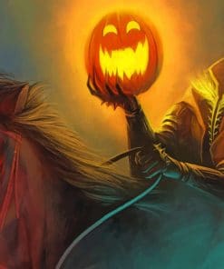 Headless Horseman paint by numbers