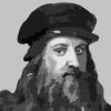 Leonardo da Vinci Portrait paint by numbers