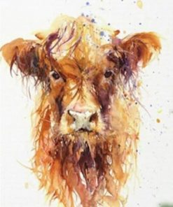 Messy Cow - Animals Paint By Numbers