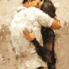 Romantic Kiss And Hug paint by Numbers