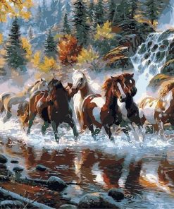 River Horse – Animals Paint By Number