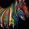 Abstract Zebra Artwork paint by numbers