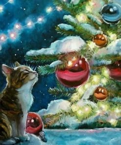 Cat Christmas Bulbs – Animals Paint By Number