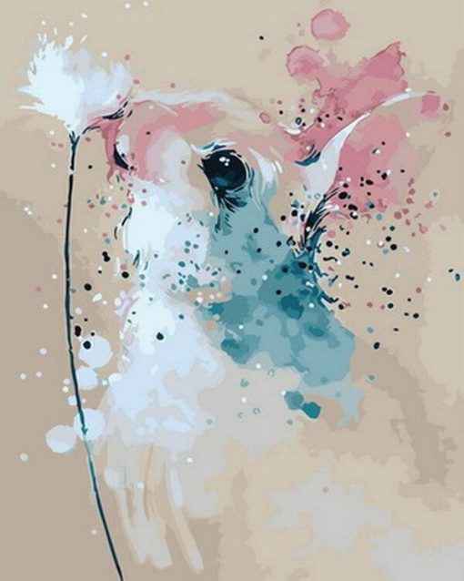 Bunny Rabbit paint by numbers