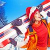 Snowboard Woman Paint By Numbers