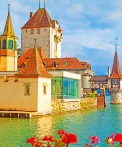 Oberhofen Castle - Buildings Paint By Number