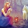 The Girl And The Wolf Paint By Numbers