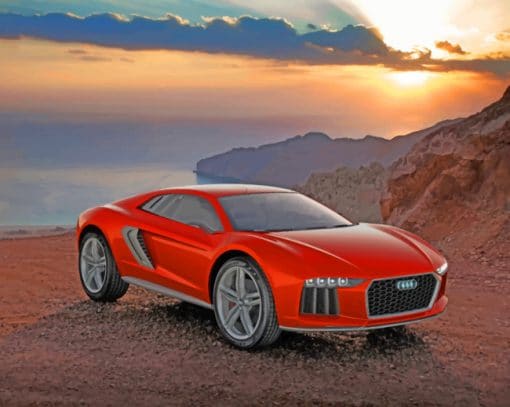 Audi Italdesign Giugiaro paint by numbers