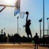 Basketball Goal Silhouette paint by numbers