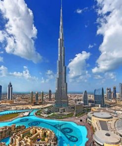 Burj Khalifa – Landmarks Paint By Numbers