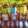 Children Sitting And Reading paint by numbers