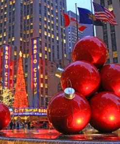 Christmas In New York Streets - Cities Paint By Numbers