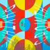Colorful Basketball Court paint by numbers