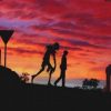 Death Note Ryuk Silhouette Paint by numbers