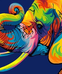 Colorful Elephant - Animals Paint By Number