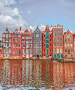 Houses Amesterdam - Paint By Numbers