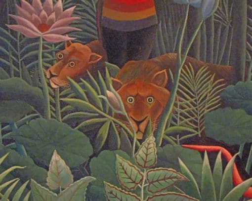 Plants And Animals Drawing paint by numbers