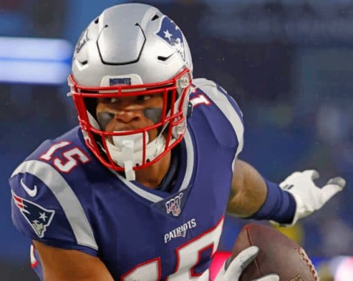 New England Patriots Football Player paint by numbers