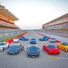 Super Cars Parked paint by numbers
