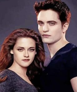 The Famous Couple Bella And Edward Paint by numbers