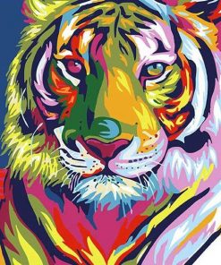 Colorful Tiger - Animals Paint By Number