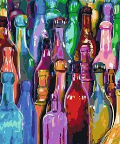 Colorful Bottles - Paint By Number