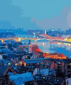 Budapest in Winter - Paint By Numbers