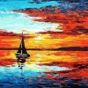 Sunset Sailboat - Paint By Numbers