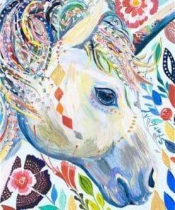 Unicorn Portrait - Paint By Numbers