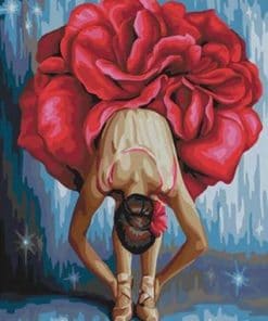 Ballerina Flower - Paint By Numbers