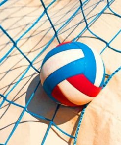 Colorful Beach Volleyball – Paint By Number
