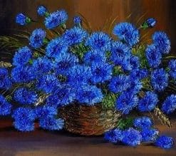 Bluebonnets In a Vase - Paint By Numbers