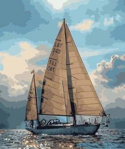 Sail Boat - Paint By Numbers