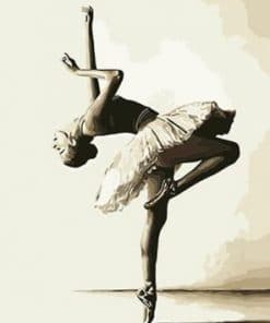 Vintage Ballet Dancer - Paint By Numbers