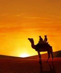 Sunrise in the Desert – Landscape Paint By Number