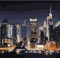 New York City Manhattan - Cities Paint By Number
