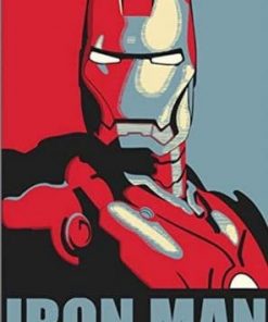 Iron Man Illustration – Paint By Number