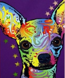 Colorful Chihuahua Dog – Paint By Number